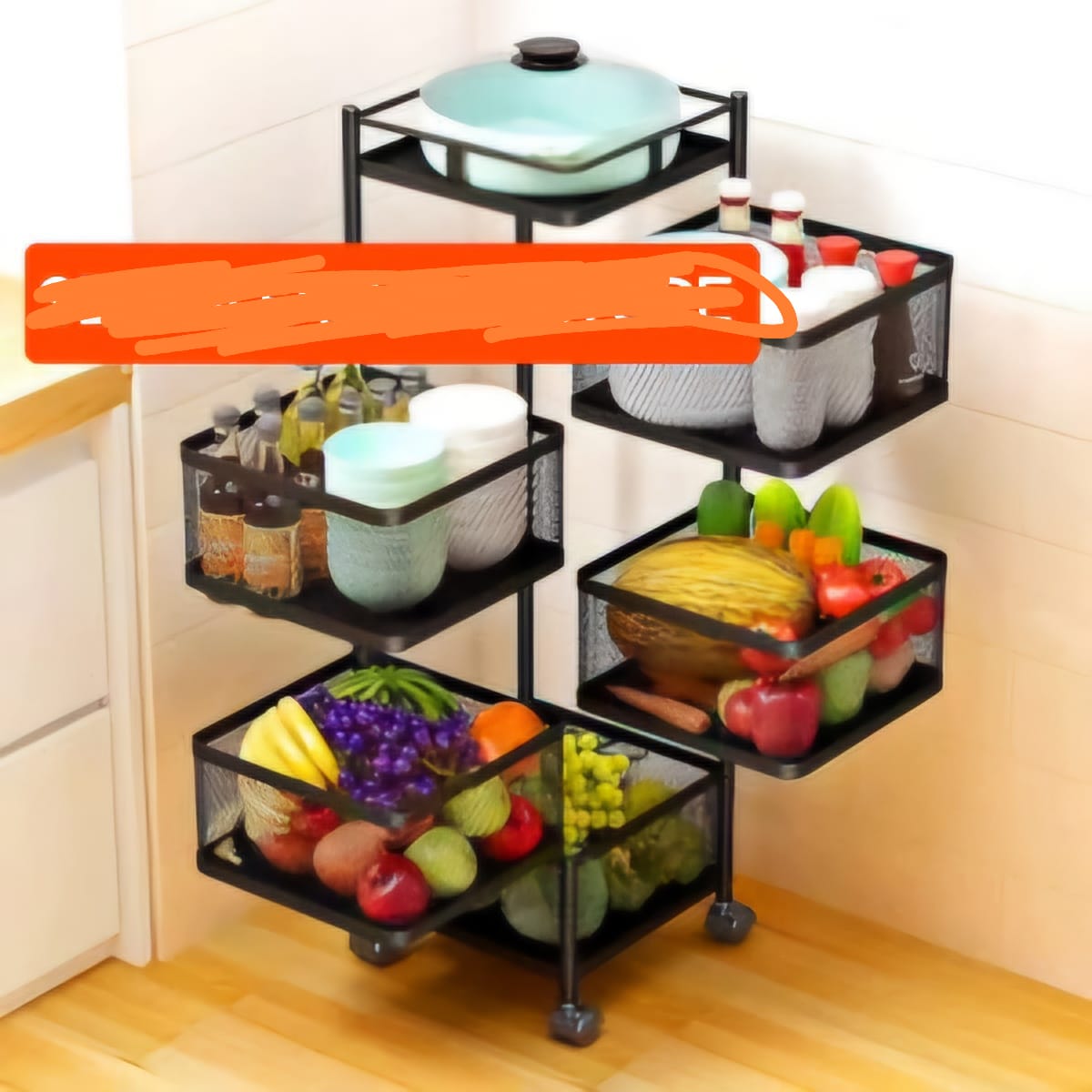 5 Layers Vegetable Rack