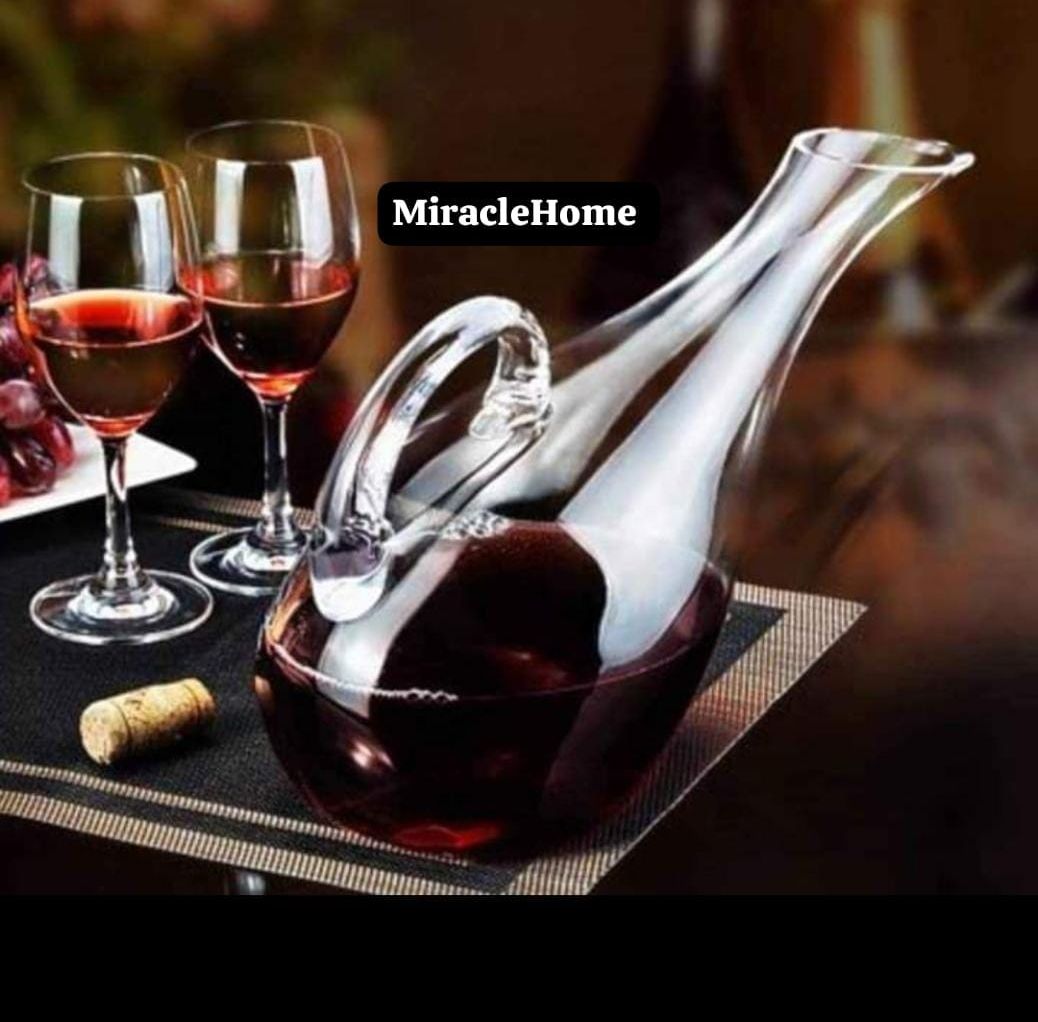 6 Glass Set + Wine Jar